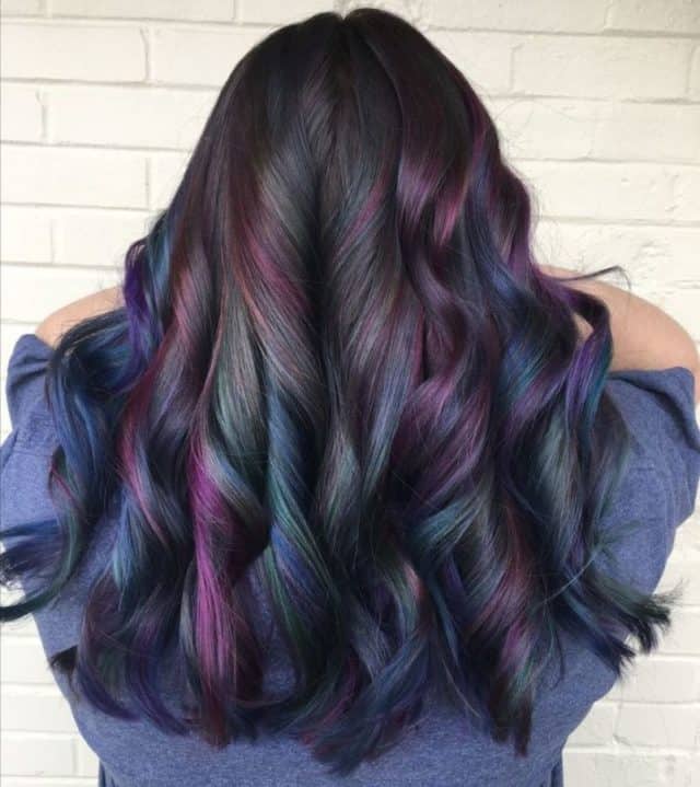 Oil Slick Hair