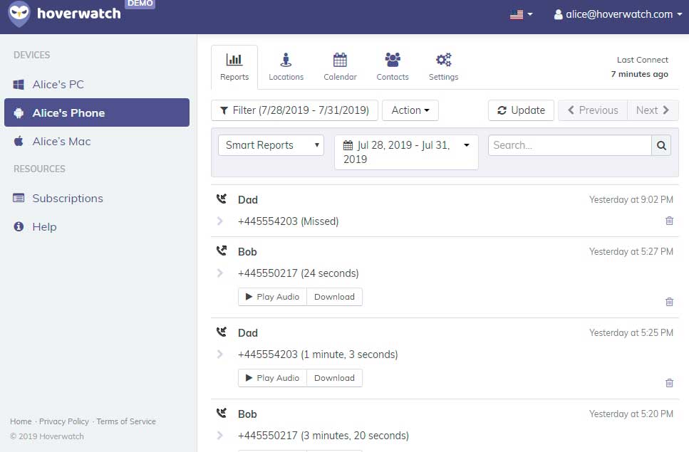 Hoverwatch Spy App for Android
